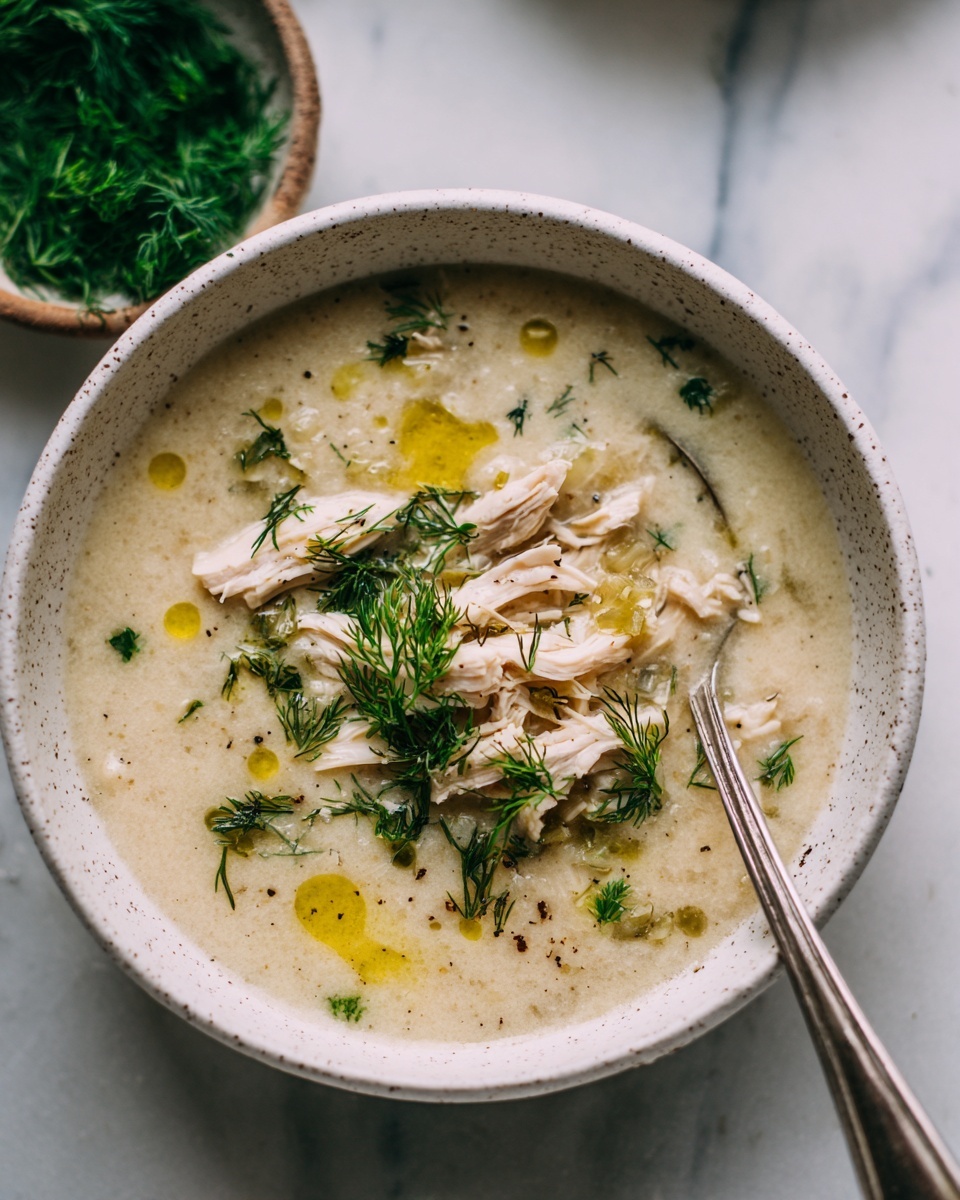 Greek Lemon Chicken Soup (Avgolemono) Recipe - Recipe Image