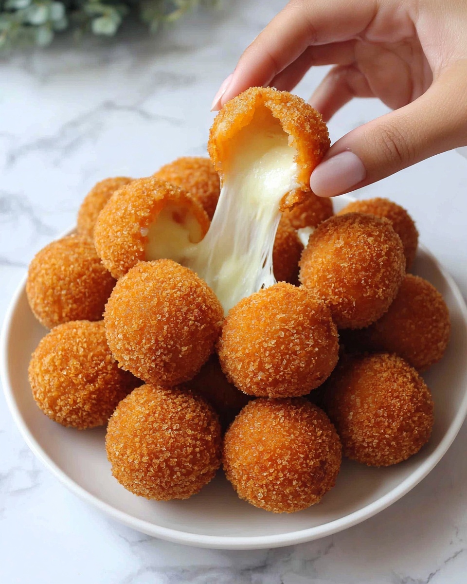 Crispy Fried Cheese Balls Recipe - Recipe Image