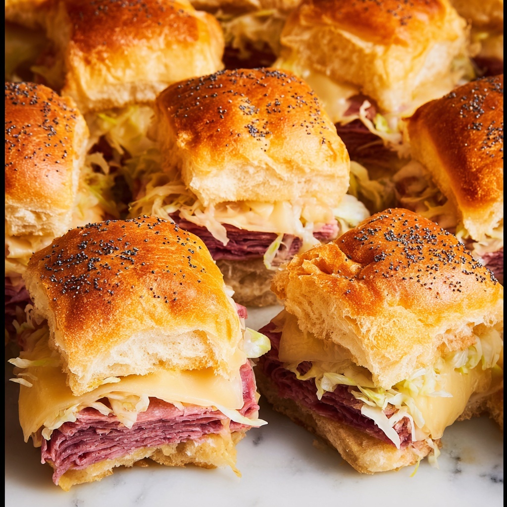 Reuben Sliders Recipe - Recipe Image