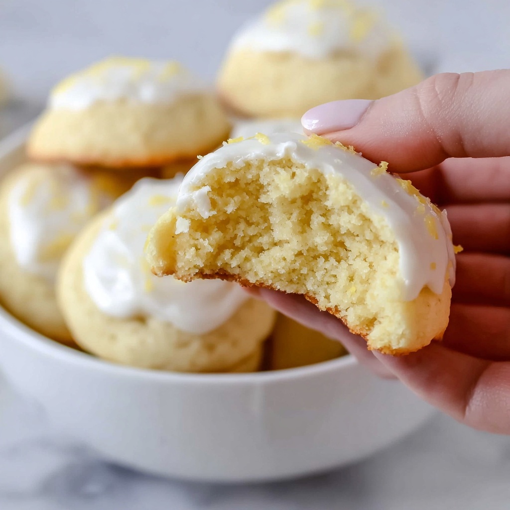 Lemon Ricotta Cookies with Limoncello Glaze Recipe - Recipe Image