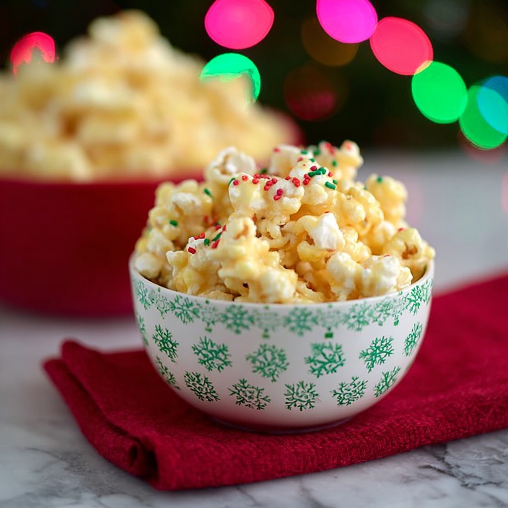 Candied Puff Corn (Christmas Crack) Recipe - Recipe Image