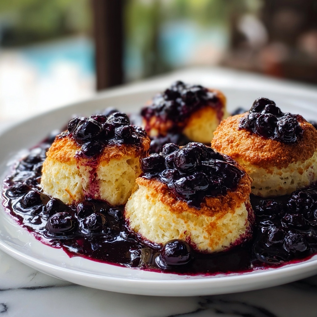 Blueberry Butter Swim Biscuits Recipe - Recipe Image