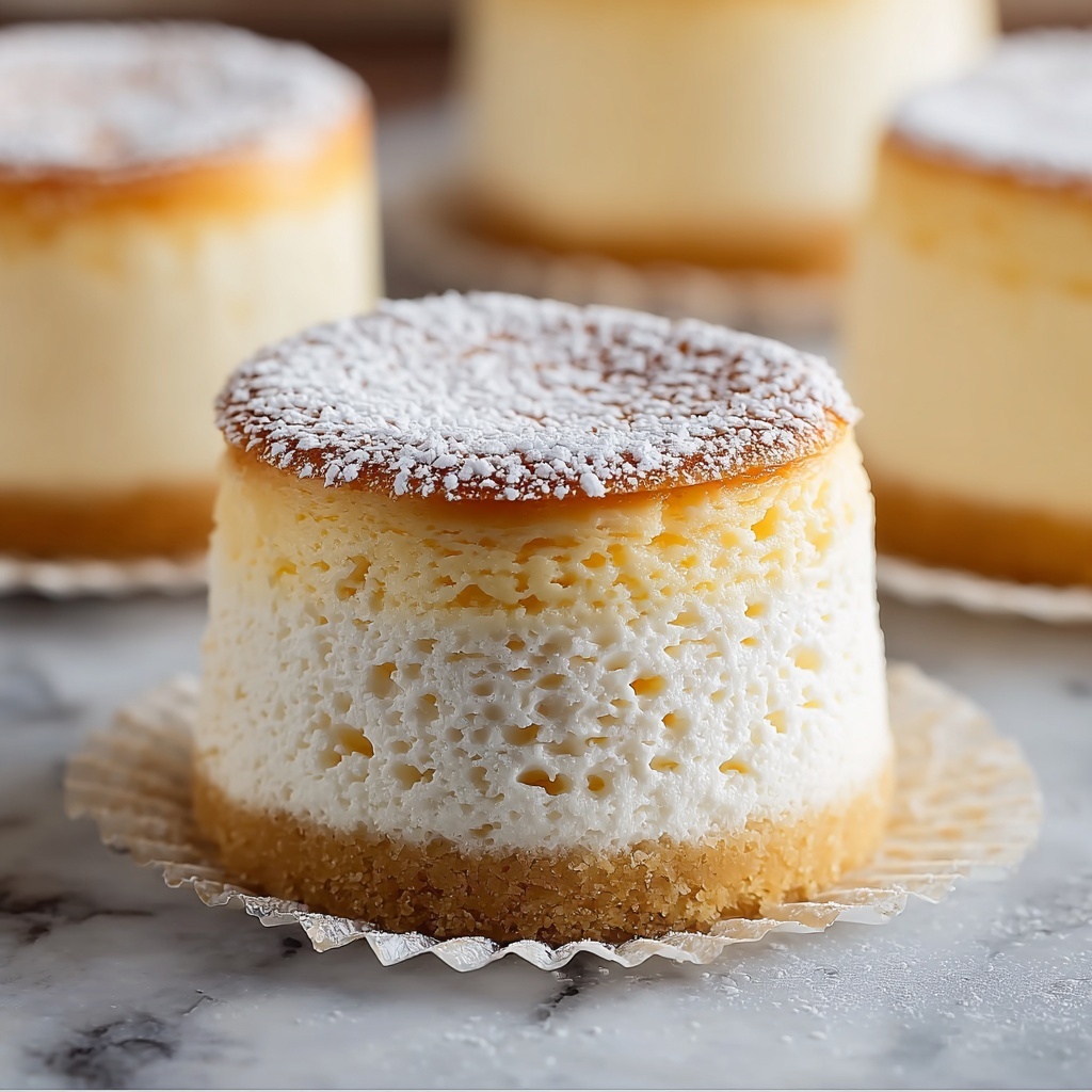 Mini Japanese Cheesecake Bites Recipe - Recipe Image