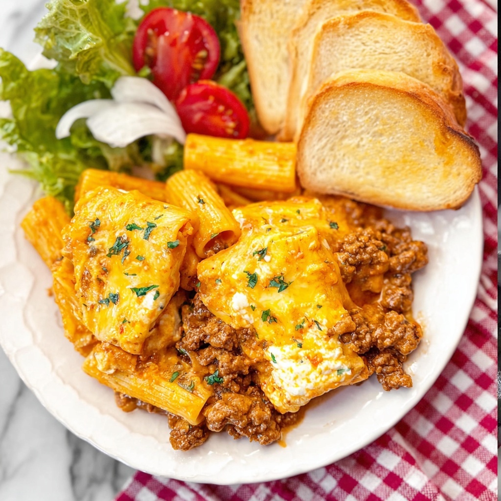 Million Dollar Baked Rigatoni Recipe - Recipe Image