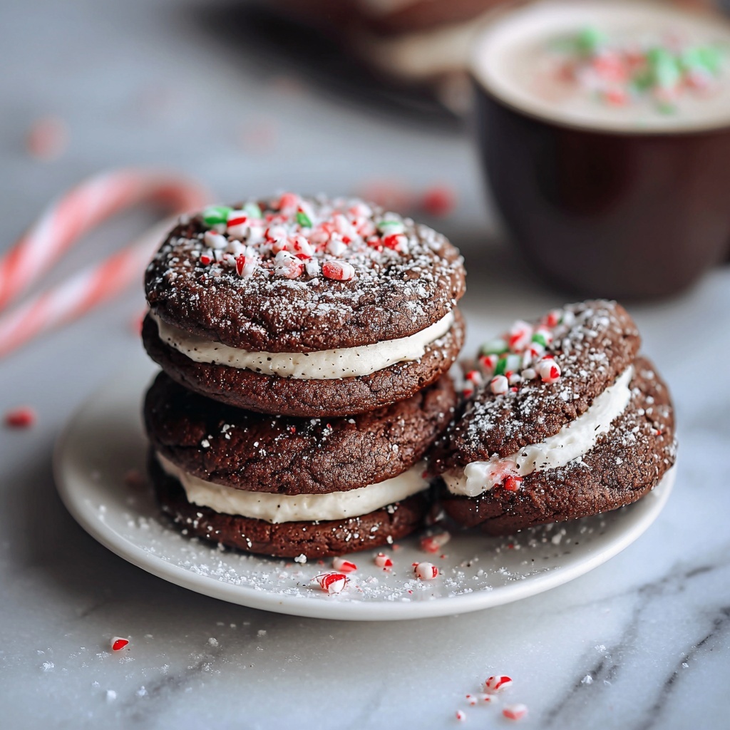 Peppermint Hot Chocolate Cookies Recipe - Recipe Image