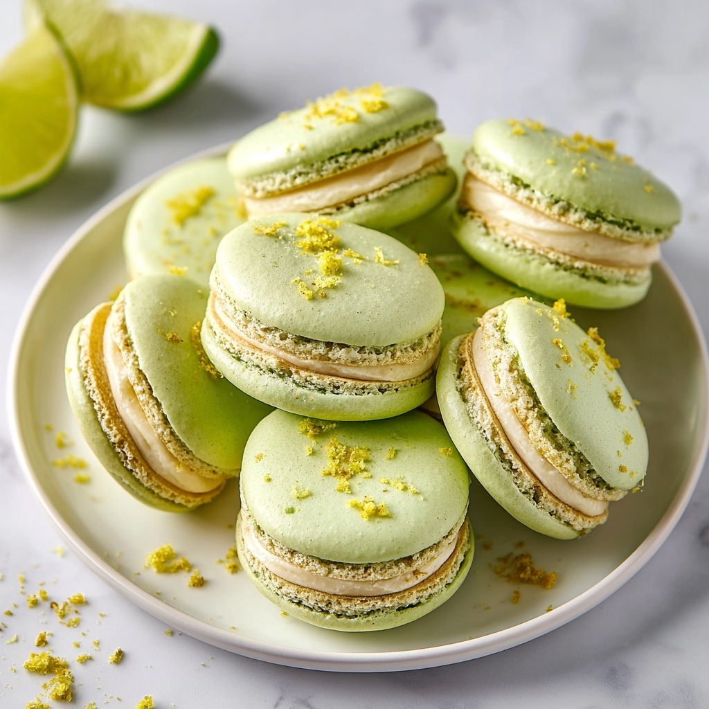 Key Lime Macarons Recipe - Recipe Image