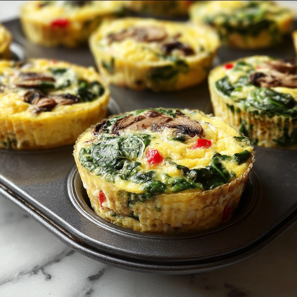 Spinach Quiche Muffins Recipe - Recipe Image