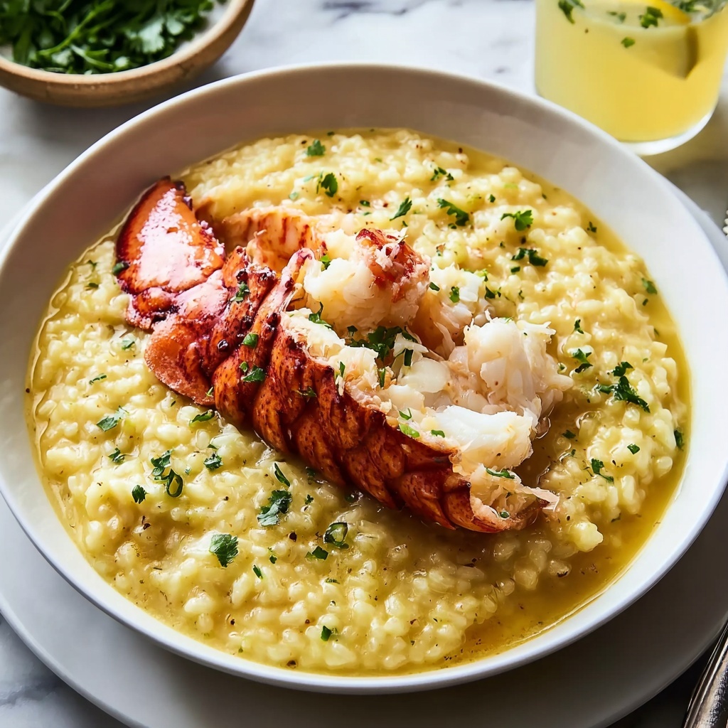 Butter Poached Lobster Risotto Recipe - Recipe Image