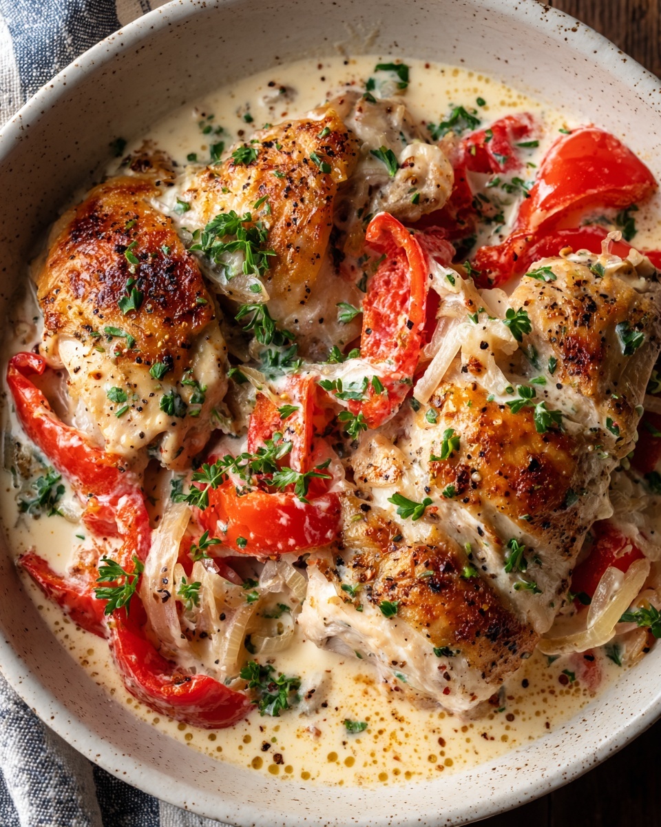 Turkish Chicken with Creamy White Sauce Recipe - Recipe Image