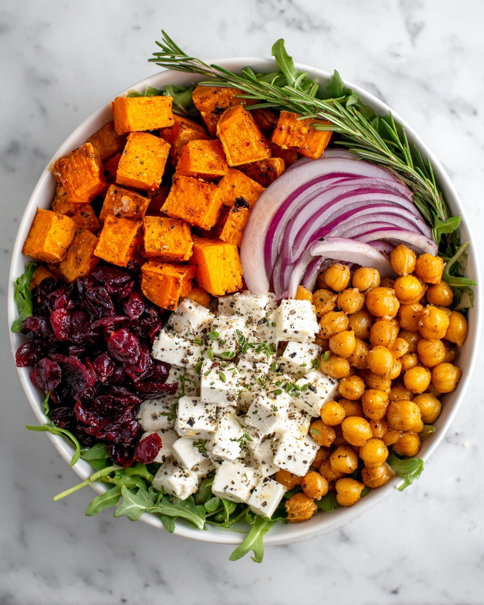 Sweet Potato and Chickpea Salad with Feta and Herbs Recipe - Recipe Image