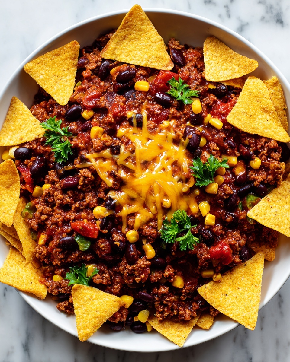 Crockpot Taco Casserole Recipe - Recipe Image