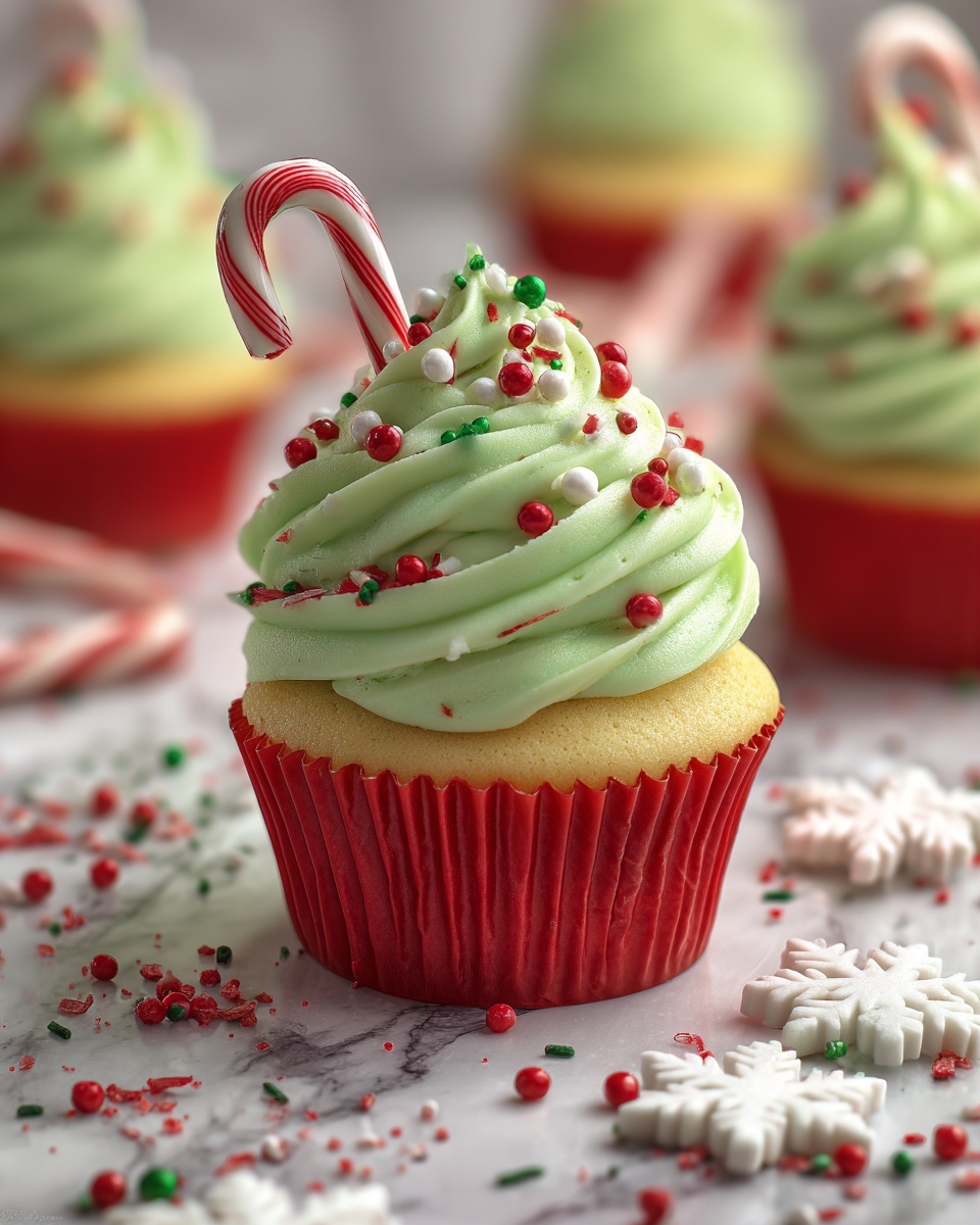 Easy Christmas Cupcakes Recipe - Recipe Image