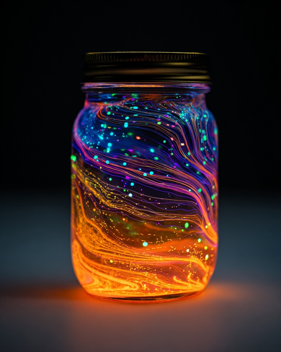 Glow-in-the-Dark Fireworks in a Jar: Create Magical Fun! Recipe - Recipe Image