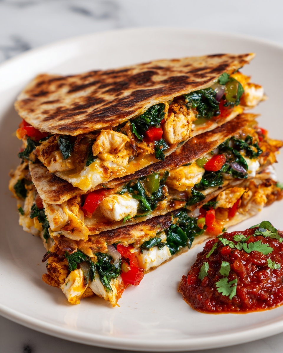 Chicken Fajita Quesadillas Recipe - Recipe Image