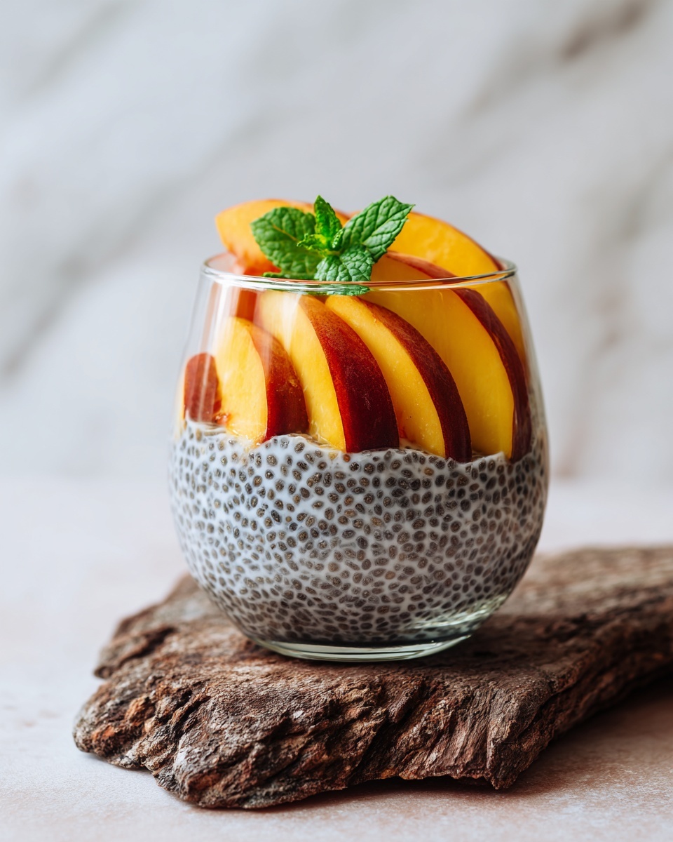 Great Peach Chia Pudding Recipe - Recipe Image