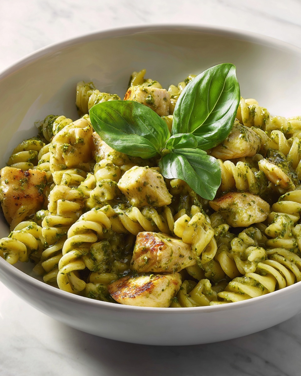Creamy Chicken Pesto Pasta: A Comforting Family Favorite Recipe - Recipe Image