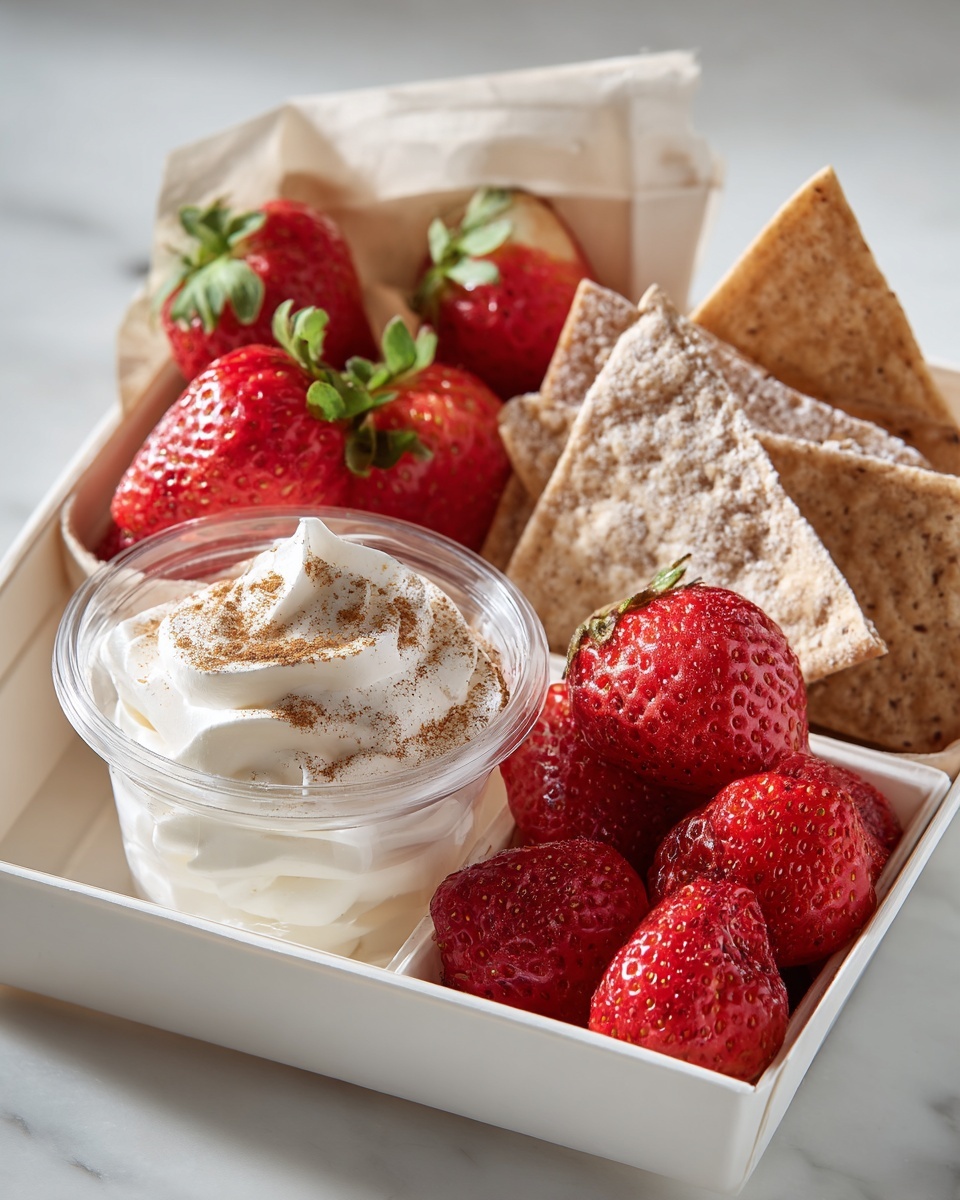 Strawberry Cheesecake Nachos Recipe - Recipe Image