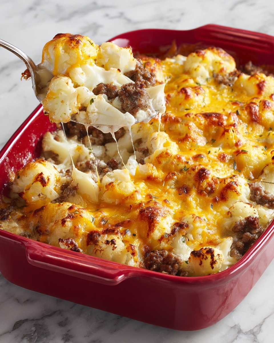 Cheesy Kielbasa Hashbrown Casserole Recipe - Recipe Image