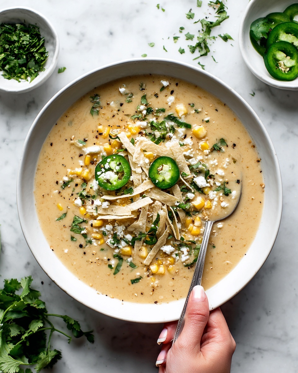 Street Corn Chicken Chili Recipe - Recipe Image