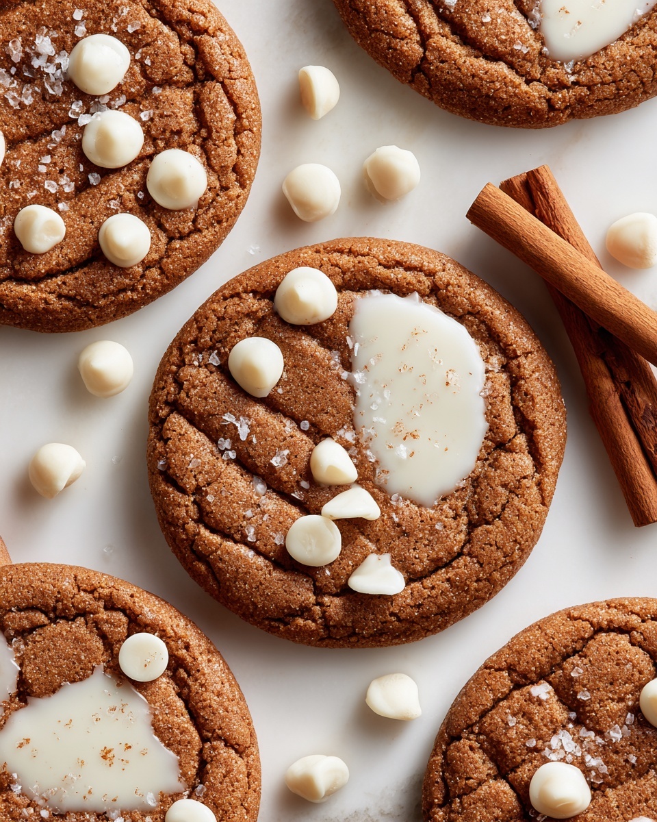 Chewy Maple Cinnamon Cookies with White Chocolate Recipe - Recipe Image
