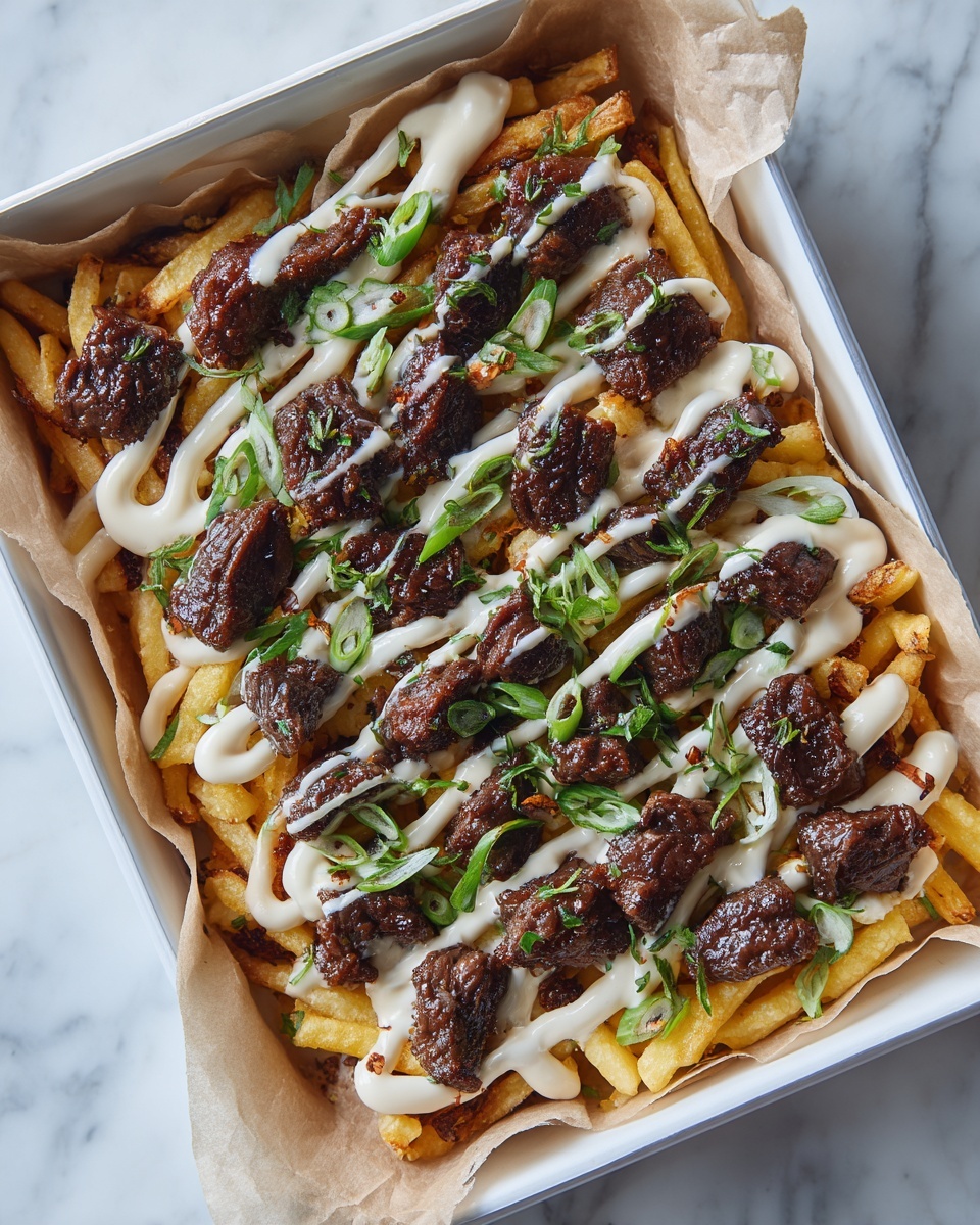 Cheesy Steak Fries Recipe - Recipe Image