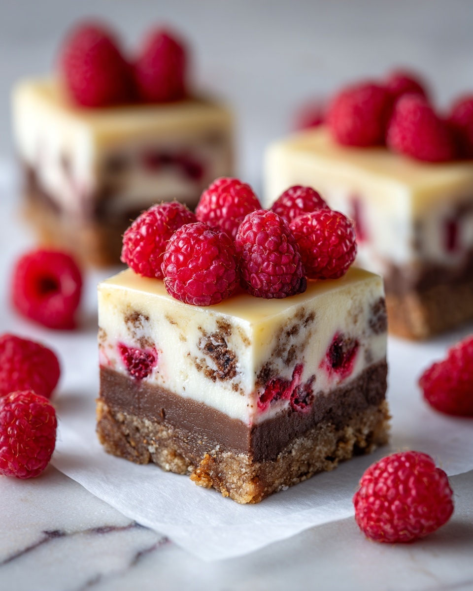 Raspberry Cheesecake Bars Recipe - Recipe Image