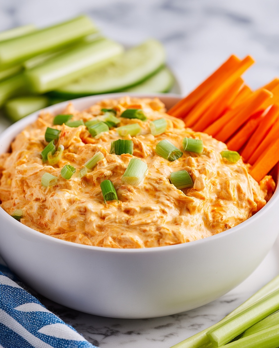 Vegetarian Buffalo Chicken Dip Recipe - Recipe Image