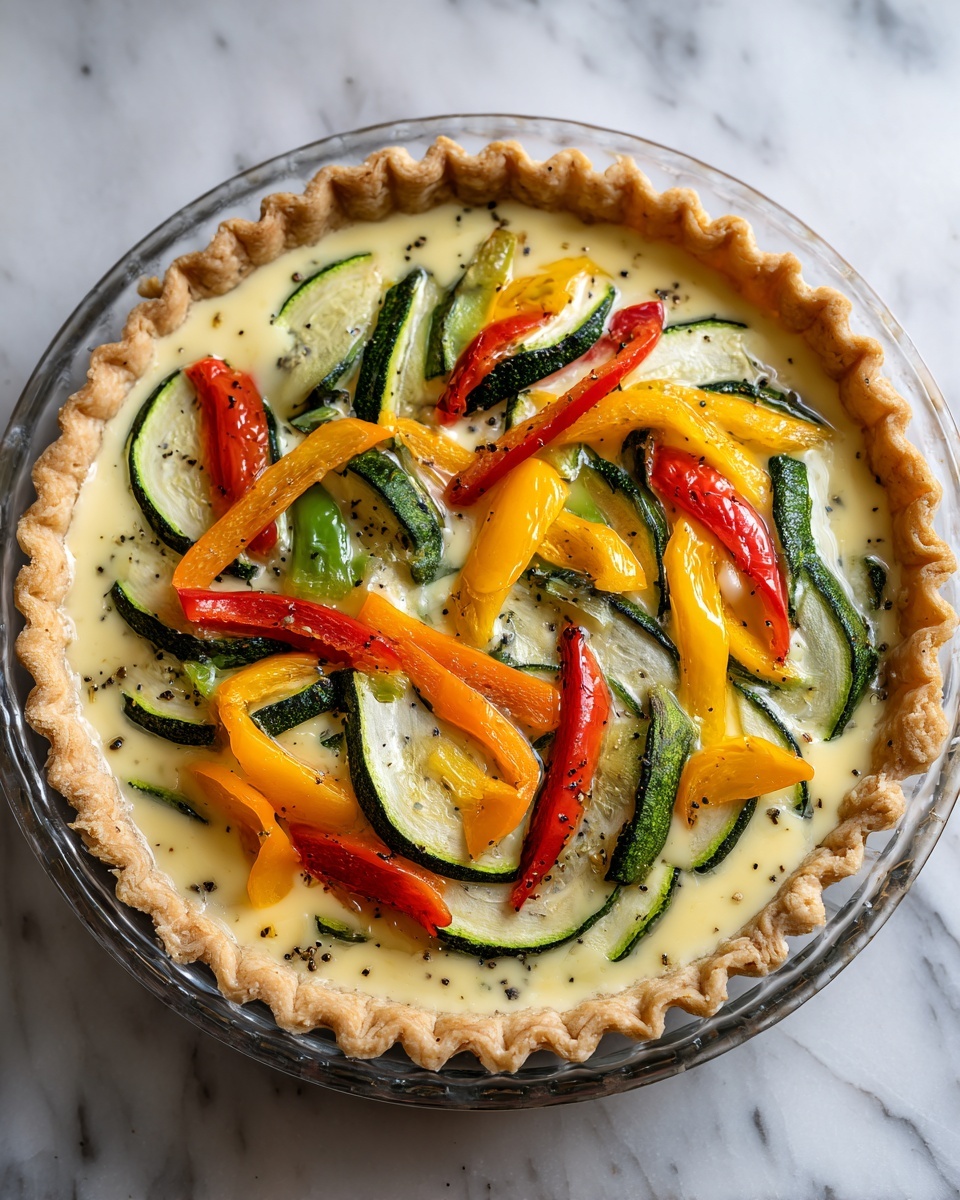 Roasted Vegetable Quiche Recipe - Recipe Image