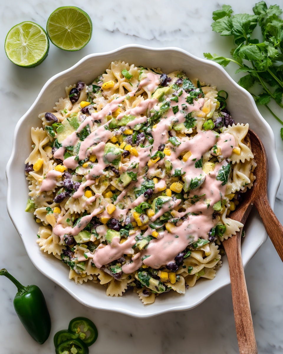 Mexican Street Corn Pasta Salad Recipe - Recipe Image